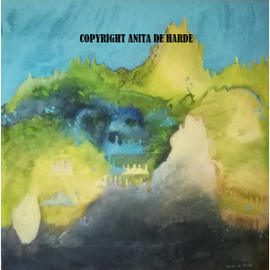 Bhumi (aarde) acryl op doek